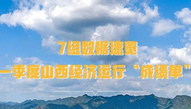 【海报】7组数据速览一季度山西经济运行成绩单